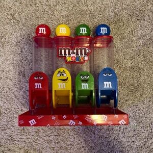 M&M's World Four Tube Candy Dispenser 4 colors, 2014